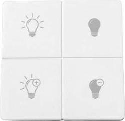 Actual product image Light Solutions Lightbee Zigbee tangent med paerer symboler