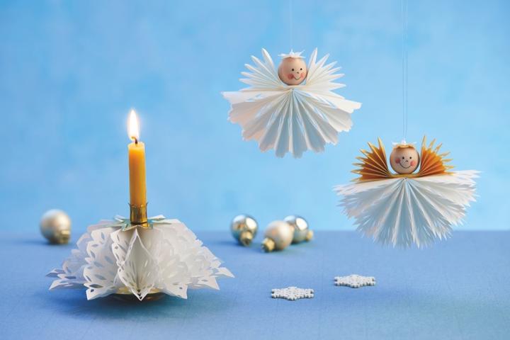 Produktbild Weihnachtliche Papiertüten-Deko (48 x)