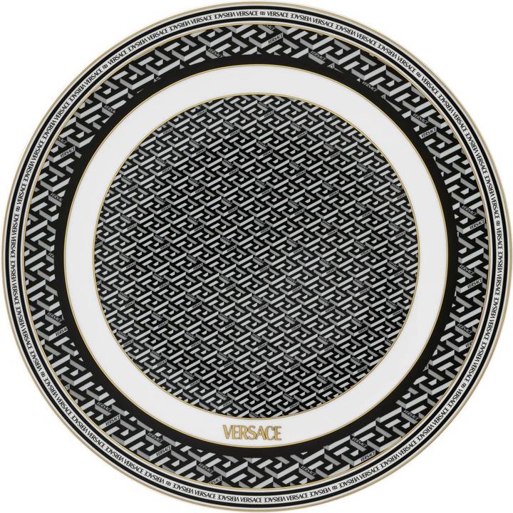 Versace La Greca - Signature Black - Platzteller 33 cm (1x, 33.10 cm)