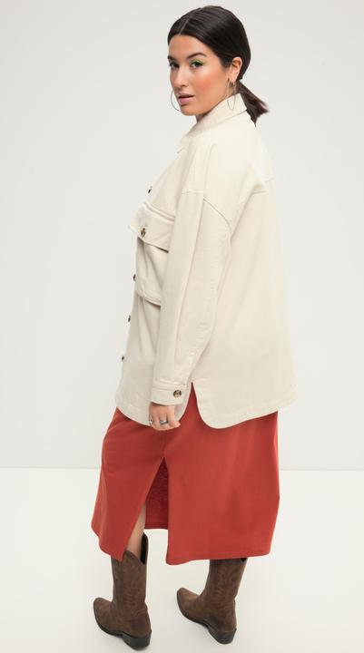 Produktbild Studio Untold Hemdjacke, oversized, Hemdkragen, weiter Langarm (54)