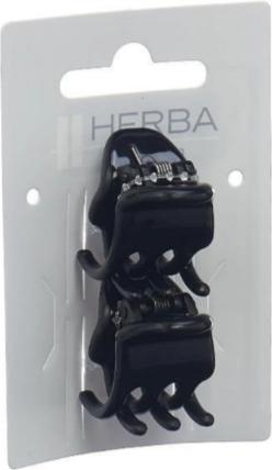Produktbild Herba Ecofriendly Klammer, schwarz, 2.2 cm, 2 Stk. (2 Stk.)