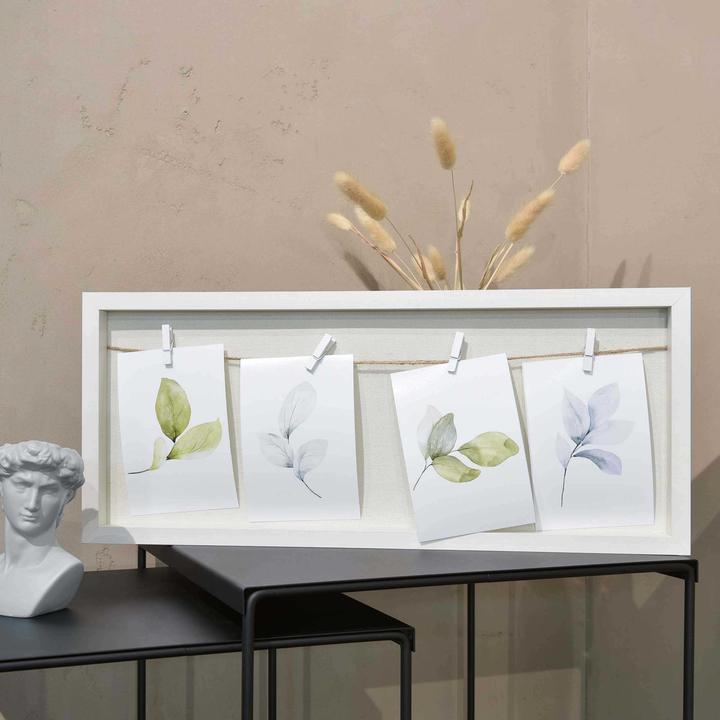 Actual product image Nielsen Collage 4 clips 4x9x13 wood white (9 x 13 cm)