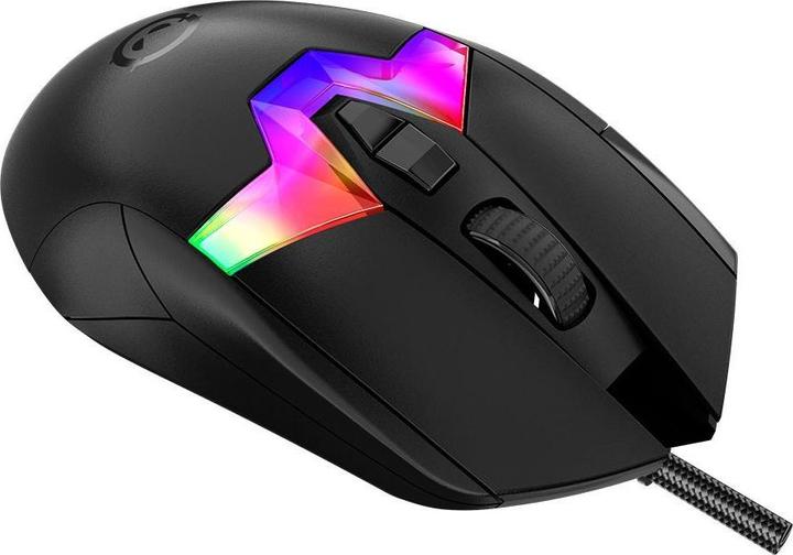 Actual product image Lorgar Computer mouse MSP80, 8000 Hz Gaming Mouse Pro, Black