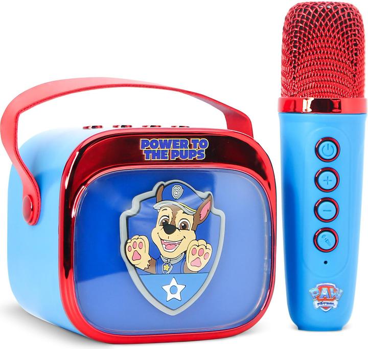 Actual product image OTL Paw Patrol LED Wireless Karaoke Lautsprecher und