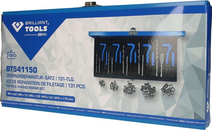 Image du produit Brilliant Tools Kit de réparation de filetage, 131 pcs.