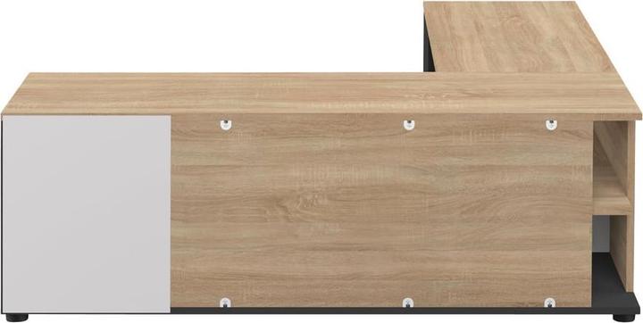 Immagine prodotto Temahome Porta TV angolare nero e rovere (40 x 46 cm)