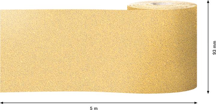 Produktbild Bosch Professional Zubehör EXPERT C470 Schleifpapierrolle zum Handschleifen, 93 mm, 5 m, G 60 (60)