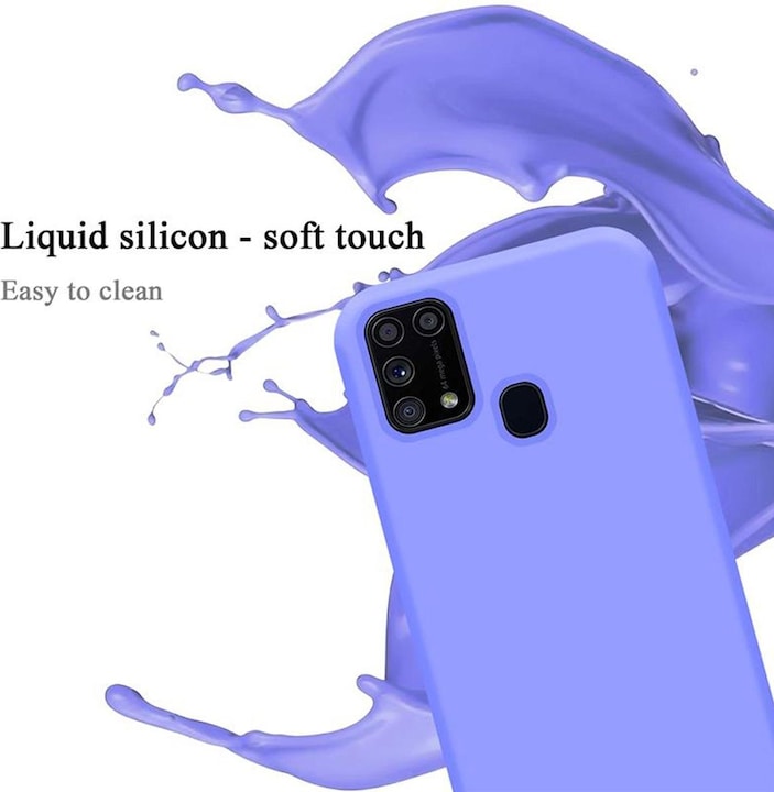 Actual product image Cadorabo TPU Liquid Silicone Case Cover (Samsung Galaxy M31)