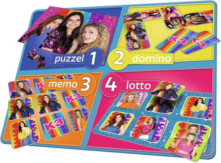 Immagine prodotto Scatola dei giochi K3 4-in-1