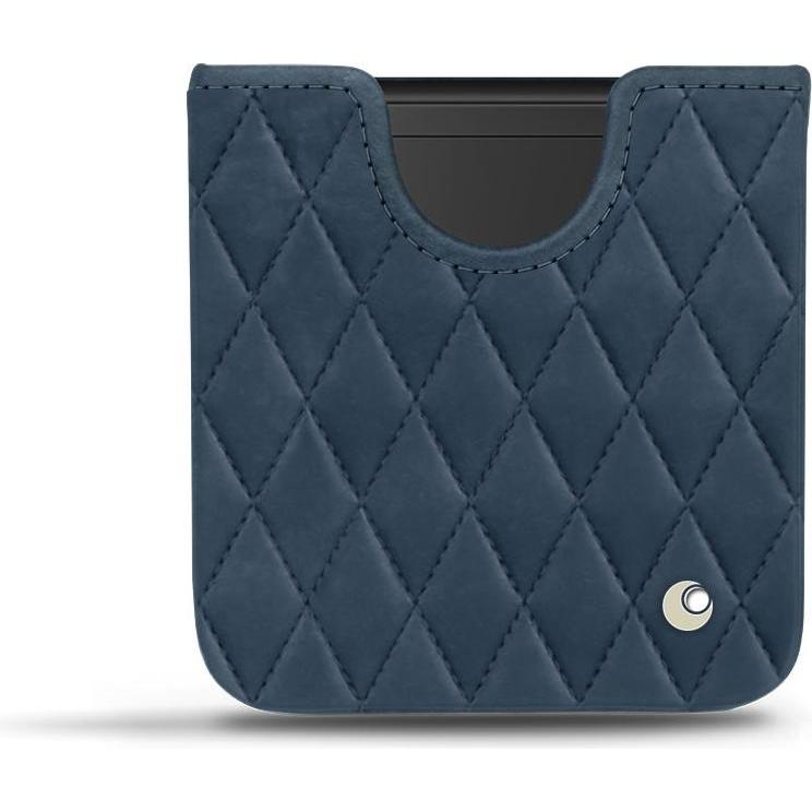 Noreve Lederschutzhülle (Samsung Galaxy Z Flip), Smartphone Hülle, Blau