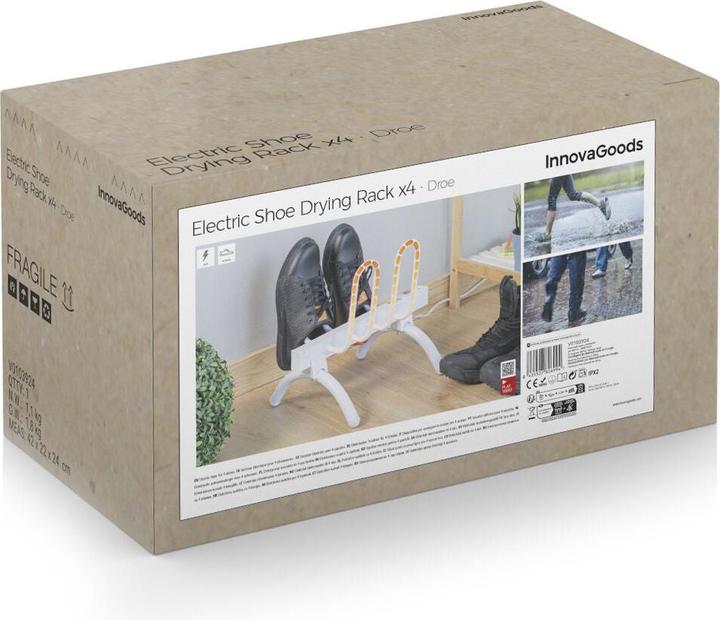 Productafbeelding InnovaGoods Droe verwarmd schoenenrek (1.40 m)