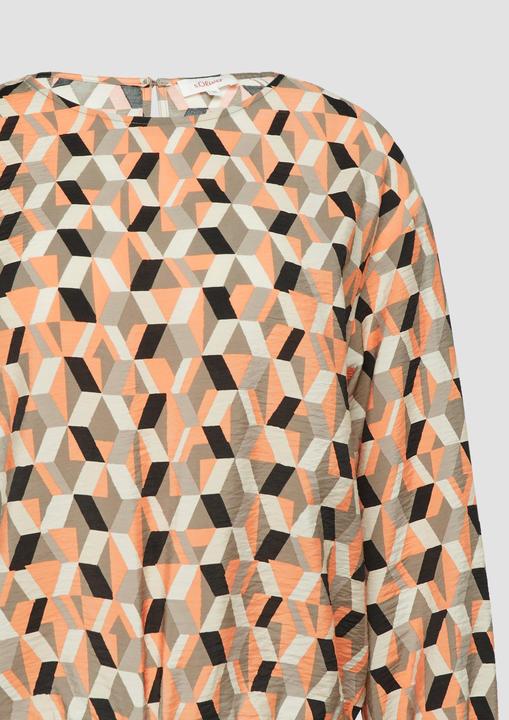 Actual product image s.Oliver Bluse Viskosemix-Bluse in O-Shape (34)
