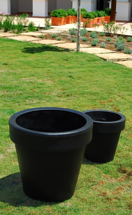 Produktbild Newgarden MAGNOLIA 45 Blumentopf gross rund ø45x43cm schwarz 33L outdoor (45 x 43 cm)