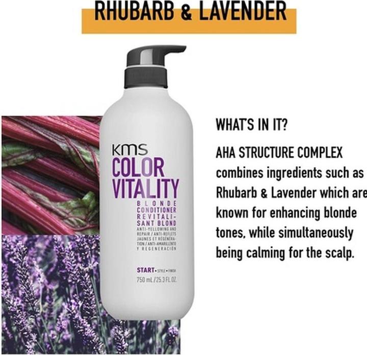 Actual product image KMS California KMS Color Vitality Blonde Conditioner Backbar (750 ml)