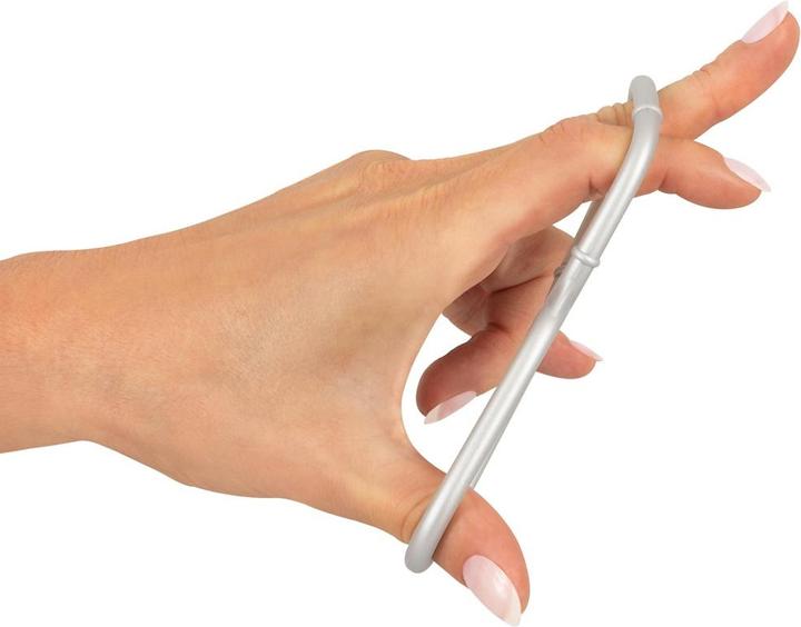 Actual product image You2Toys Metallic Silicone cock and ball ring (4 cm)