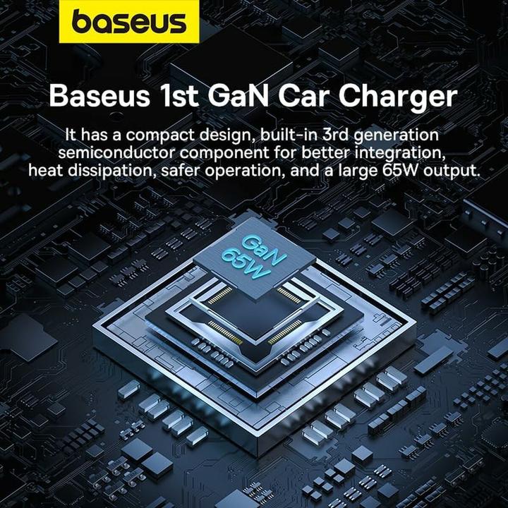Image du produit Baseus Golden Contactor Pro Triple Fast Charger (65W)