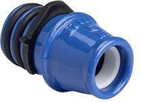 Actual product image AVK Push-in overg, DN32 x 40mm PE - duktiljern PN 16. Supa Lock