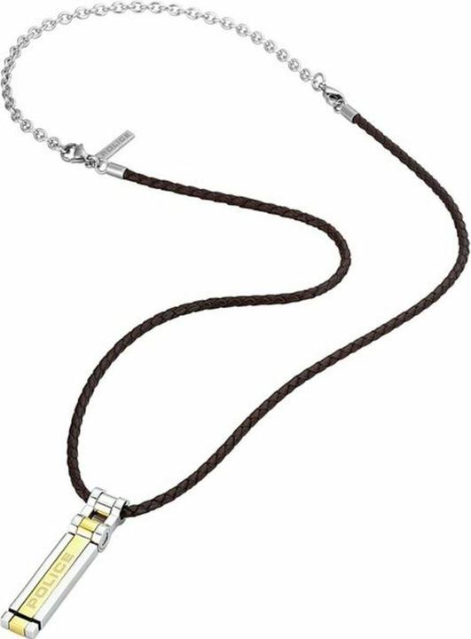 Actual product image Police Modern necklace for men Thionville PJ26276PLSG/04 (Steel)