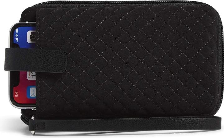 Actual product image Vera Bradley Microfiber Smartphone Wristlet with RFID Protection