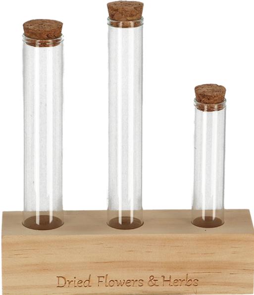 Produktbild Esschert Design Reagenzglas (3 x, 15 x 4 x 17.5 cm, 0.05 l)