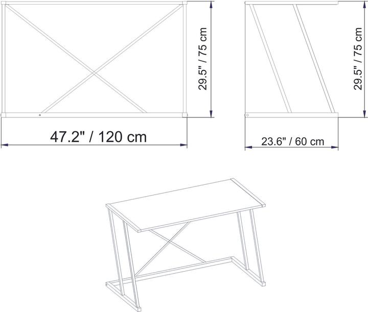 Actual product image Kalune Design Kelsey (120 x 75 x 60 cm)