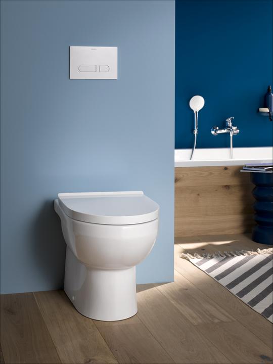 Produktbild Duravit Tiefspül-Stand-WC No 1 rimless, 370x570mm, 4,5 Liter weiss