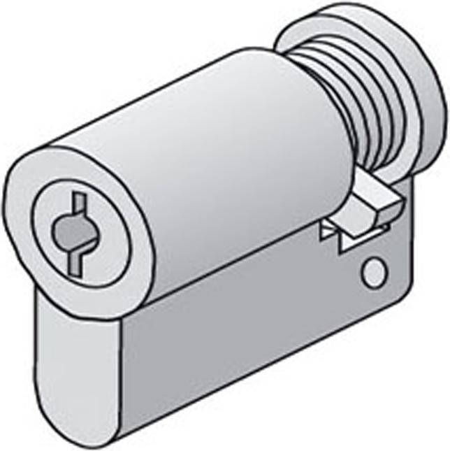Produktbild Apranet Profil-Halbzylinder gleichschliessend EK 333