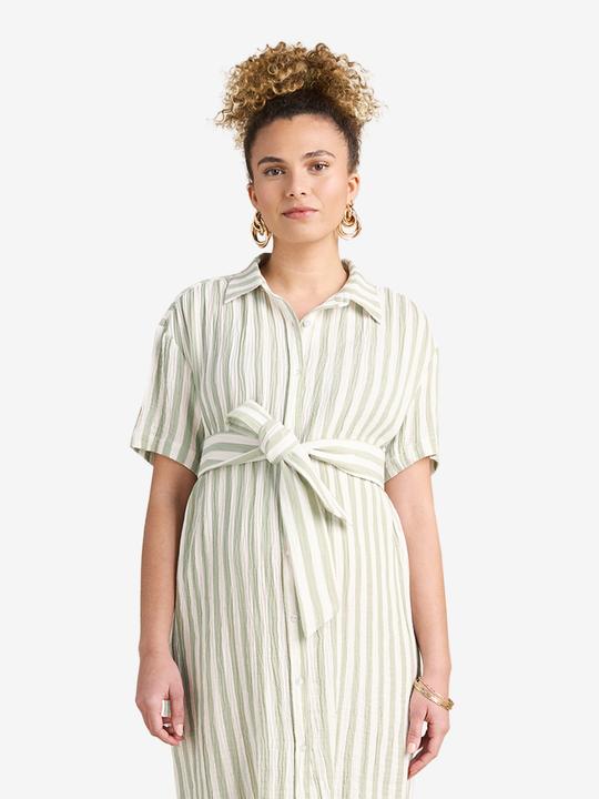 Actual product image Envie de Fraise Hemdblusenkleid für Schwangerschaft und Stillzeit mit breiten Streifen (40)