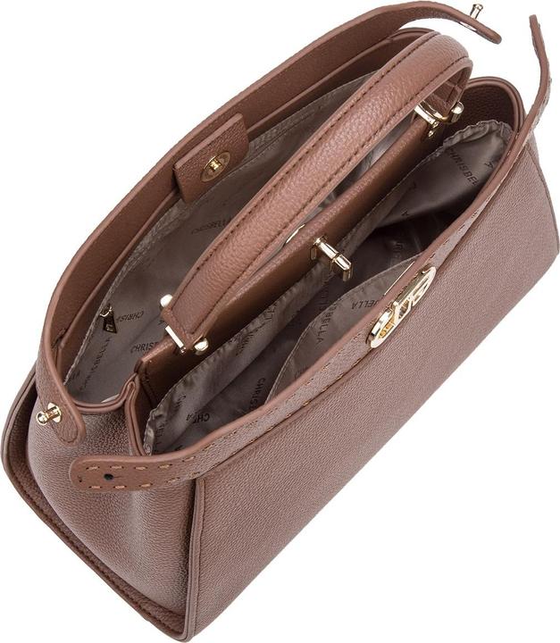 Produktbild Chrisbella Damen Handtasche - Modell Seraphina Chic - 100% Vegan Pu Leder - 30.5 X 14.0 X 22.0 Cm
