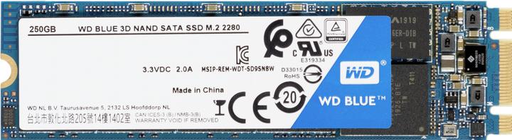 Actual product image WD Blue (250 GB, M.2 2280)