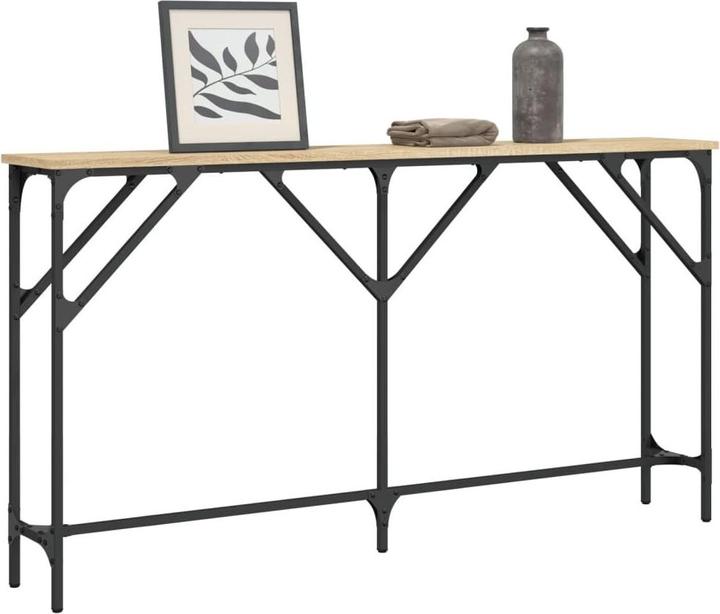 Image du produit vidaXL Konsolentisch Sonoma-Eiche 140x23x75 cm (140 x 23 x 75 cm)