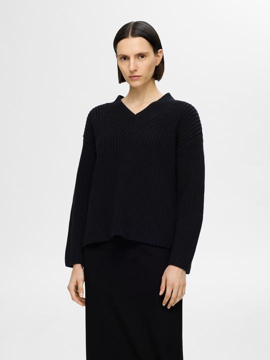 Image du produit Selected Femme Pull en tricot col V (M)