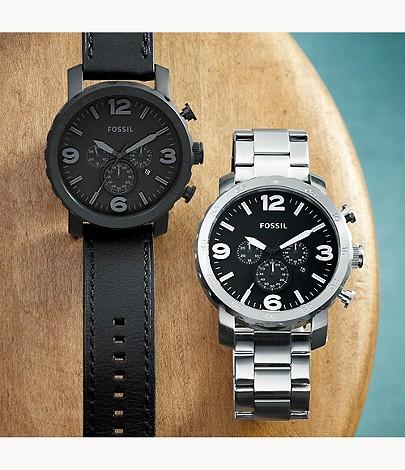 Actual product image Fossil Nate (Analogue wristwatch, 50 mm)