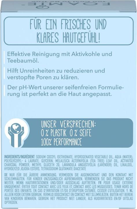 Image du produit Foamie Nettoyage solide du visage Too Coral To Be True (Lingettes nettoyantes pour le visage, 60 ml)