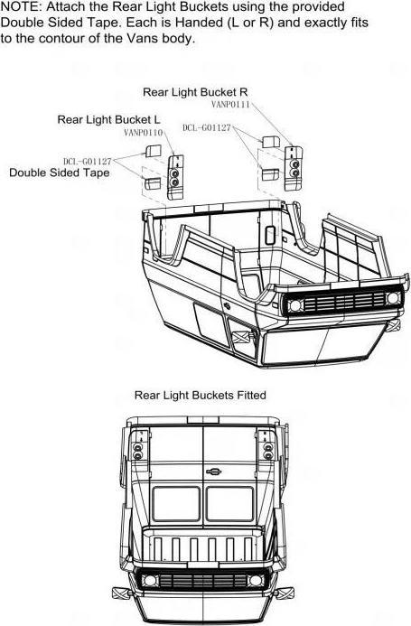 Actual product image Carisma SCA-1E PRAIRIE WOLF CLEAR BODY SET ( 324WB)