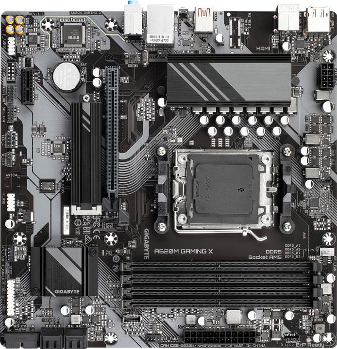 Actual product image Gigabyte A620M GAMING X (AM5, AMD A620, mATX)