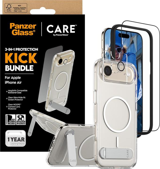 Actual product image PanzerGlass 3-in-1 Kick Set (1 pcs., Apple iPhone Air)