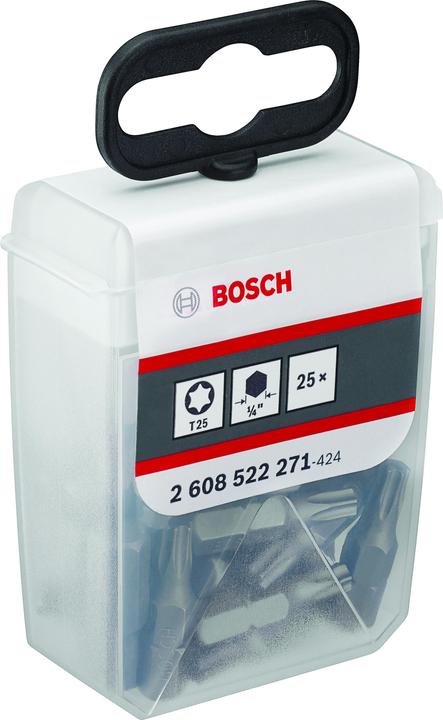 Image du produit Bosch Zubehör Jeu de tournevis extra-rigides T25, TicTac Box (T25)