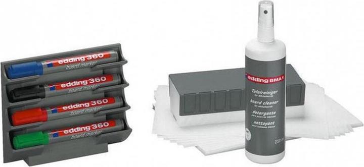Produktbild Edding Boardmarker Zubehörset BMA 15S (Blau, Grün, Rot, Schwarz, 1.50 mm, 4 x)