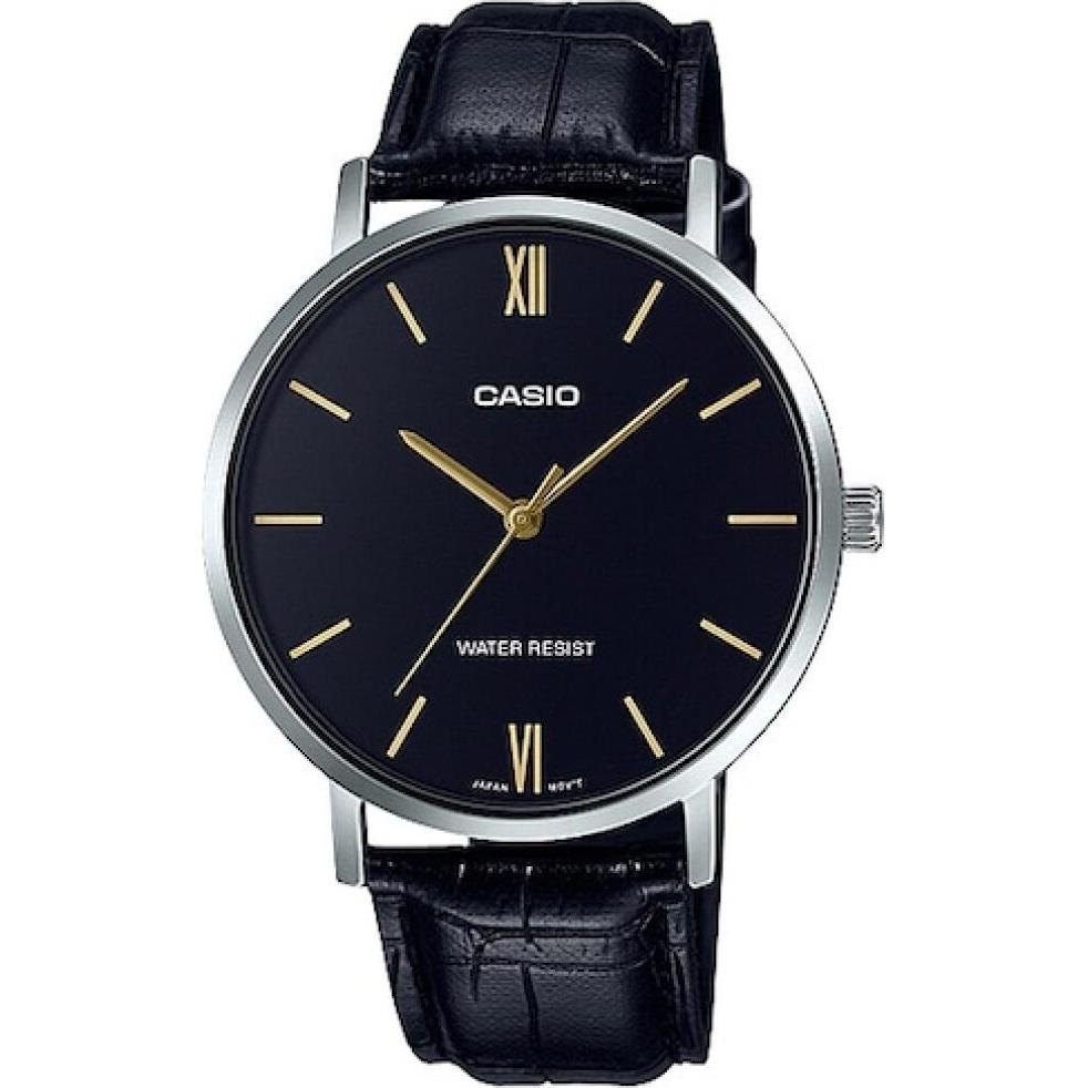 Casio Nero Orologio Da Polso, Enticer Lady, (Orologio Da Polso Analogico, 34 Mm)
