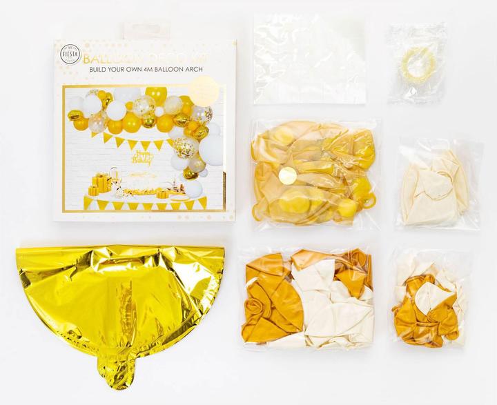 Actual product image Globos Europe Balloon Arch Set Gold (60 x)