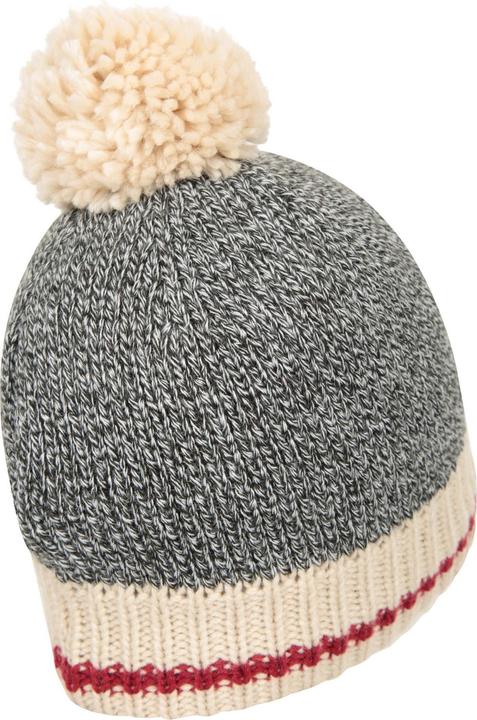 Actual product image Mountain Warehouse Mens Whistler Pom Pom Beanie (One size)