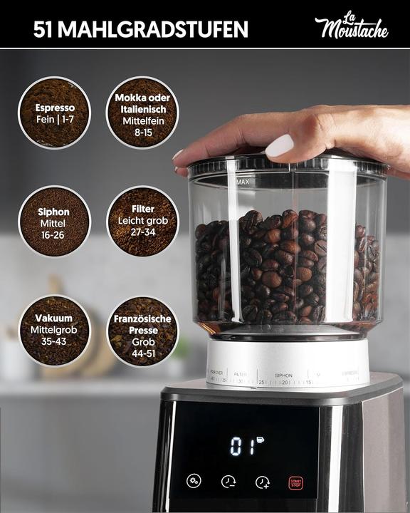Produktbild Moustache Kaffeemühle GrindMaster BD-CG018