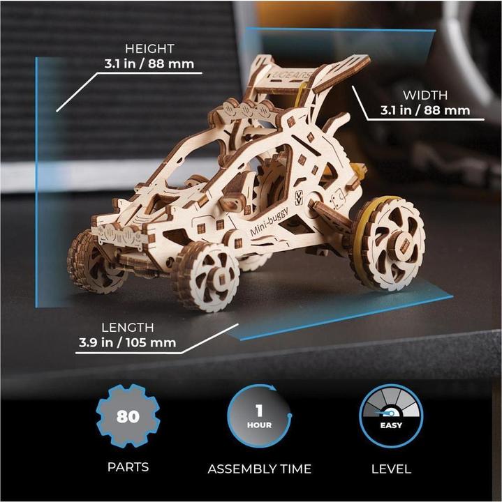 Actual product image Ugears Desert Buggy