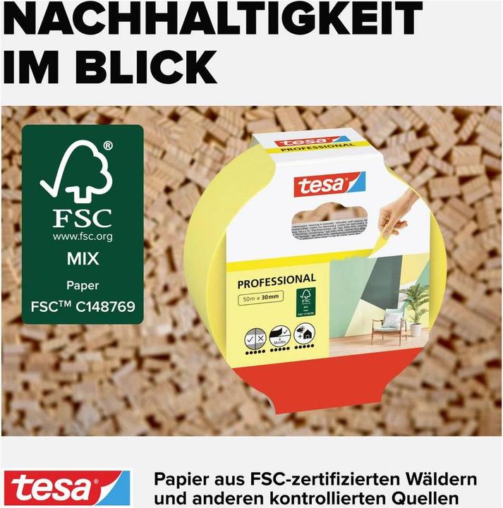 Image du produit tesa Ruban de masquage pour peinture (30 mm)