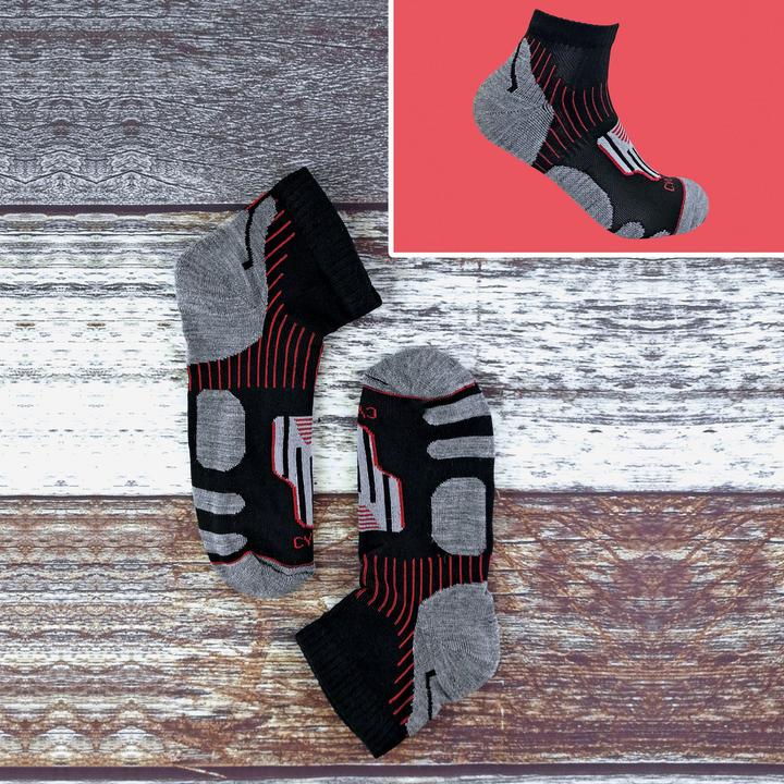 Produktbild Sock Snob 12er Pack Fahrradsocken Kurz | Anti-Blasen Sports Socken (39 - 45)