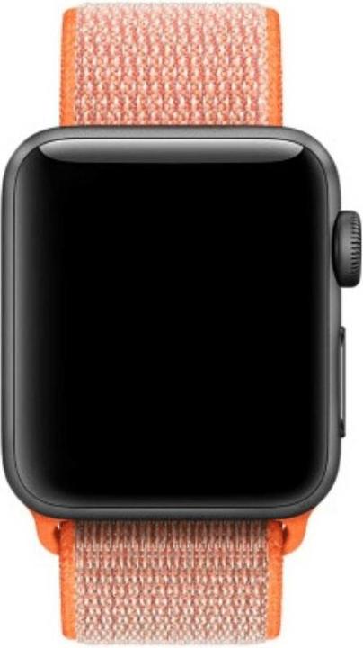 Image du produit Cover-Discount Apple Watch 38 / 40mm - Bracelet en nylon avec velcro orange (38 mm, 40 mm, Nylon)