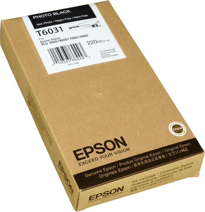 Actual product image Epson T6031 (PBK)