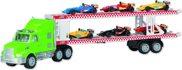 Actual product image Rs Toys Camion Bisarca Con 6 Auto Motor Racer (ASST.)
