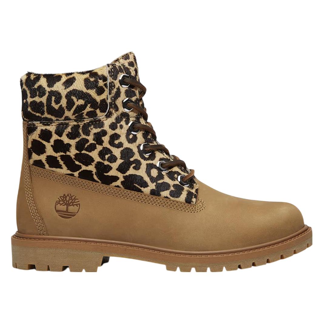 Timberland, Damen, Sneakers, Leopard 6-Inch Premium (Women's), Braun, Beige, (36)